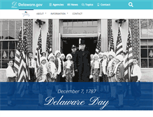 Tablet Screenshot of delawareday.delaware.gov