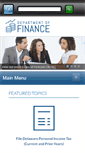 Mobile Screenshot of finance.delaware.gov