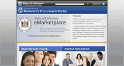 Desktop Screenshot of mymarketplace.delaware.gov