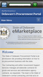 Mobile Screenshot of mymarketplace.delaware.gov