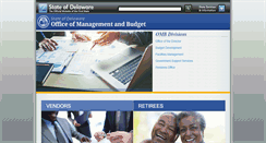 Desktop Screenshot of omb.delaware.gov