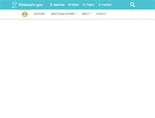 Tablet Screenshot of merb.delaware.gov