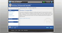 Desktop Screenshot of inscov.delaware.gov