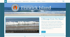 Desktop Screenshot of fenwickisland.delaware.gov