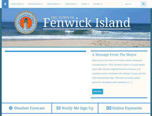 Tablet Screenshot of fenwickisland.delaware.gov