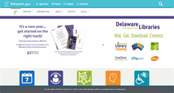 Desktop Screenshot of libraries.delaware.gov