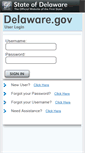 Mobile Screenshot of egov.delaware.gov