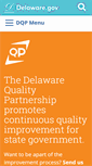 Mobile Screenshot of dqp.delaware.gov