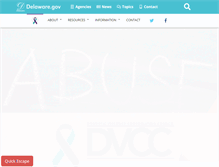 Tablet Screenshot of dvcc.delaware.gov