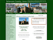 Tablet Screenshot of co.delaware.ia.us