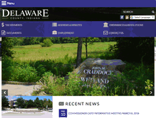 Tablet Screenshot of co.delaware.in.us